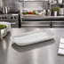 Thumbnail image #2 for American Metalcraft Crave Collection Shadow Gray Rectangular Melamine Serving Platter, 14-1/4 x 7-3/8 Inch