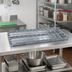 Thumbnail image #2 for Quantum 48 Inch x 18 Inch Tubular Dunnage Shelf with Removable Wire Top Mat, 1,500 Lb. Capacity, Gray Epoxy Antimicrobial Finish