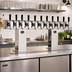 Thumbnail image #2 for Perlick 4006-12BPC4 Extra High 12-Faucet Polished Chrome Glycol-Cooled Bridge Tee Draft Beer Tower