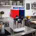Thumbnail image #2 for BUNN Ultra NX Countertop Frozen Beverage Dispenser, Double 3-Gallon Bowls, Pull & Hold, Stainless/White, 120V