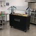 Thumbnail image #2 for Advance Tabco Triumph (Supreme) Portable Electric Open Well Hot Food Buffet Table with 3 Wells, Double-Sided Sneeze Guard, 208/240V