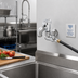 Thumbnail image #2 for T&S Brass Wall-Mount Single-Temperature Sill Faucet with Vacuum Breaker and Garden Hose Outlet, Rough Chrome