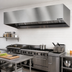 Thumbnail image #2 for Eagle SpecAIR HEB96-126 126-Inch Wall Type Exhaust-Only Commercial Kitchen Hood