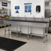 Thumbnail image #2 for Advance Tabco 100-Inch Freestanding ADA-Compliant Multiwash Hand Sink with 5 Electronic Faucets