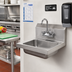 Thumbnail image #2 for Advance Tabco Special Value Wall-Mounted Hand Sink with Splash-Mounted Faucet, 14 x 10 x 5-Inch Bowl
