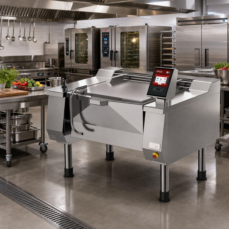 Product image #2 for Betterpan UDBRE038V1 Electric Tilting Skillet Braising Pan, 38 Gallon