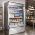 Thumbnail image #2 for Howard-McCray 35E Series 123-Inch Remote Dairy Open Merchandiser with LED Shelves, Stainless Steel