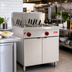Thumbnail image #2 for Omcan Natural Gas Floor Model Pasta Cooker with Dual 11-Gallon Tanks and 12 Baskets