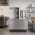 Thumbnail image #2 for Crown ECX-2-10 Two Compartment Electric Convection Steamer with 10 Gallon Kettle, 48