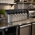 Thumbnail image #2 for Glastender 20-Inch-Wide Underbar Glycol-Cooled Draft Dispensing Tower with 6 Stainless Steel Faucets