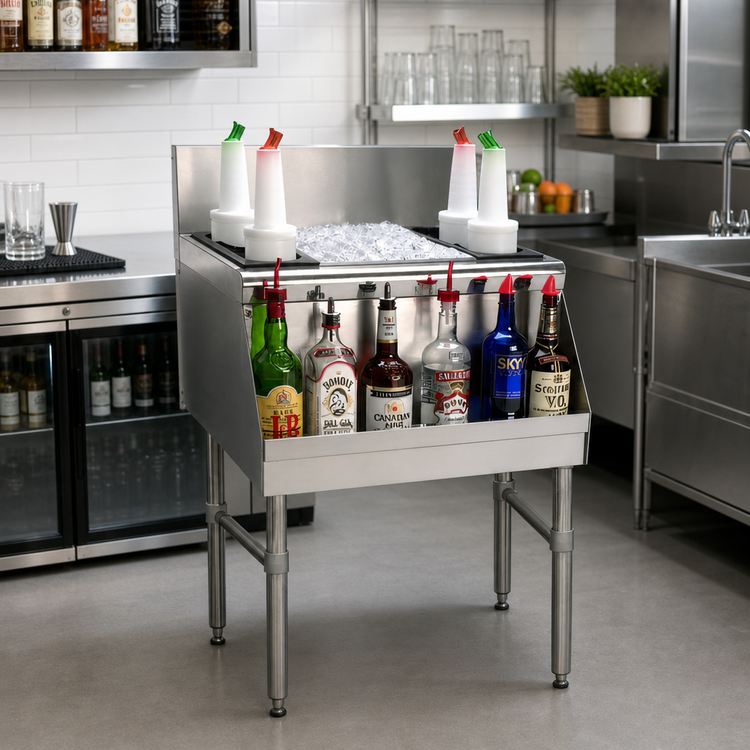 Product image #2 for Advance Tabco Prestige Supreme 36-Inch Stainless Steel Bar Ice Chest with 15-Inch Deep Bin, Without Cold Plate