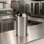 Thumbnail image #2 for Dinex DXPIDPDS1012 Drop-In Unheated Shielded Plate Dispenser for 10-1/8 in. Round Plates, 50-Plate Capacity