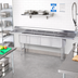 Thumbnail image #2 for Advance Tabco 4-Compartment Fabricated Sink with 24