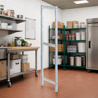 Thumbnail image #2 for Fermod Fermostock 6425511146-R1 Stationary Commercial Shelving Upright, 57"H x 22"D, Anodized Aluminum, Tool-Free Assembly
