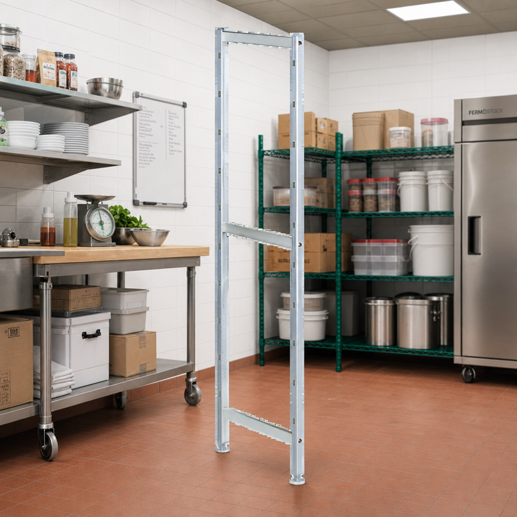 Product image #2 for Fermostock 57-Inch H x 22-Inch D Stationary Shelving Upright