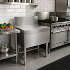 Thumbnail image #2 for Eagle Group Spec-Bar FB42-24 42-Inch x 24-Inch Stainless Steel Filler Board, Flat Freestanding Work Surface
