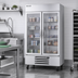 Thumbnail image #2 for Beverage-Air Horizon Series Two-Section Reach-In Glass Door Freezer, 44 Cu. Ft., Bottom-Mount Self-Contained Refrigeration