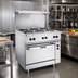 Thumbnail image #3 for Vulcan 36-Inch Electric Restaurant Range with 2 French Plates, 2 Hot Tops and Standard Oversized Oven, 240V