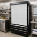 Thumbnail image #2 for Turbo Air SC-50B Locking Fabric Security Cover for TOM-50B-N Open Display Merchandiser, Black Trim