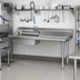 Thumbnail image #2 for Eagle Group Straight Soiled Dishtable with 8-Inch Backsplash and Pre-Rinse Sink, 96 x 30 Inches
