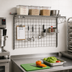 Thumbnail image #2 for Metro SmartWall Wall-Mounted Station Base Kit Starter Unit with 24 x 48 Wire Grid and 18 x 48 Wire Shelf