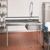 Thumbnail image #2 for Eagle Group Straight Left-to-Right Soiled Dishtable with 20 x 20 x 5 Pre-Rinse Sink, 36 x 30 x 43-1/2 Inches