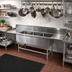 Thumbnail image #2 for John Boos Pro-Bowl 3-Compartment Sink with Left and Right Drainboards, 20 x 20 x 14-Inch Bowls