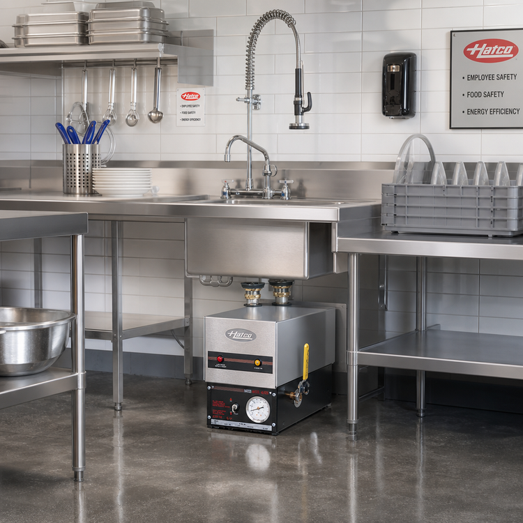 Product image #2 for Hatco 3CS-3 Undersink Electric Sanitizing Sink Heater for 15-Inch Square Sink Area, 3 kW