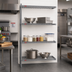 Thumbnail image #2 for Eagle Valu-Master 4-Tier Add-On Wire Shelving Unit, 36 x 18 x 74 Inches, Pewter Gray Epoxy Finish