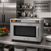Thumbnail image #2 for Panasonic PRO1 Heavy-Duty 1700 Watt Commercial Microwave Oven, 0.6 Cu. Ft., Countertop, Stackable