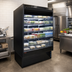 Thumbnail image #2 for Howard-McCray 35E Series Remote Open-Air Cooler Merchandiser, 39 Inch Wide, 4 Lighted Shelf Rows