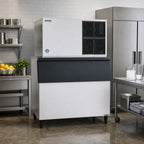 Thumbnail image #2 for Hoshizaki KM-1601SWJ3 Stackable Crescent Cube Ice Maker, Water-Cooled, Self-Contained, 1,671 lb/24 hr, 48 Inch Wide