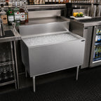 Thumbnail image #2 for Krowne Royal Series KR19-36DP 36-Inch Wide Stainless Steel Underbar Ice Bin/Cocktail Unit, 146-lb Capacity, No Cold Plate