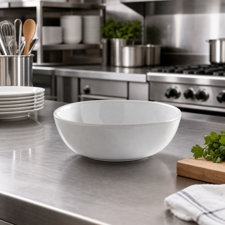 Product image #3 for American Metalcraft Crave Collection 16 oz Round Melamine Soup/Salad Bowl