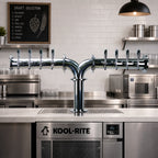Thumbnail image #2 for Micro Matic USA Titan TT-Y-8KR-11 Y-Style Countertop 8-Faucet Glycol-Cooled Draft Beer Tower, Polished Stainless Steel