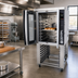 Thumbnail image #2 for Jet-Air Gas Convection Oven, Single Deck, Deep/Bakery Size, 8 Full-Size Pan Capacity