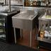 Thumbnail image #3 for BK Resources 12-Inch Wide Freestanding Stainless Steel Underbar Drain Board with Included Drain