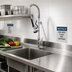 Thumbnail image #3 for Mini Pre-Rinse Unit with Single Hole Deck-Mount Single Lever Faucet