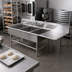 Thumbnail image #2 for John Boos Pro-Bowl 3-Compartment Stainless Steel Bakery Sink with Right-Hand Drainboard