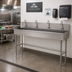 Thumbnail image #2 for Advance Tabco 96-Inch Multiwash ADA Hand Sink with 4 Electronic Faucets