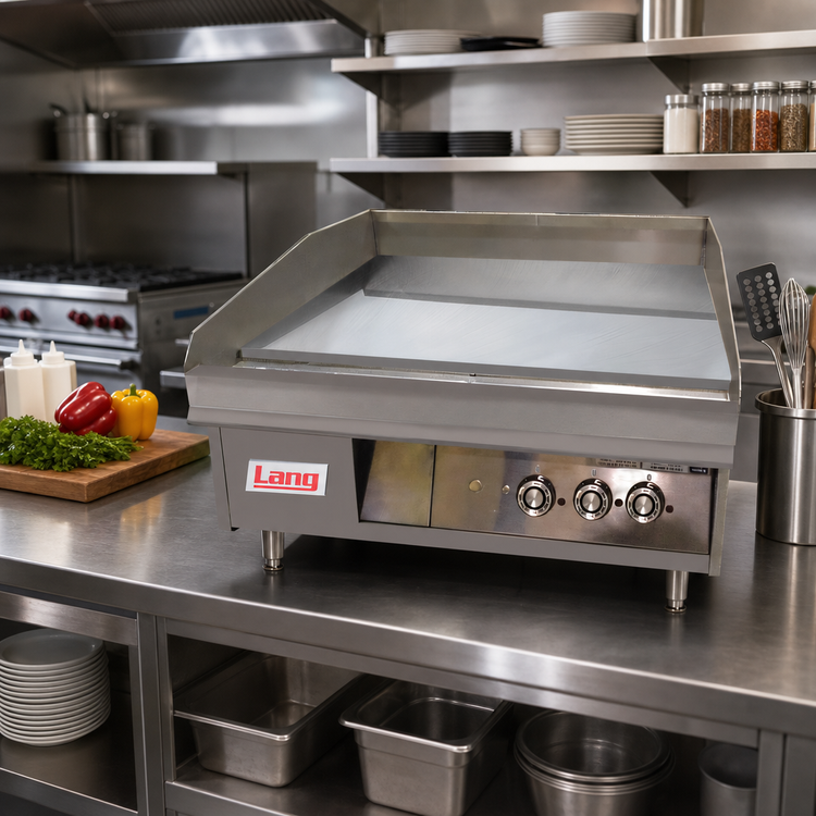 Product image #3 for Lang LG Series 36-Inch Countertop Gas Griddle with 1-Inch Smooth Steel Plate