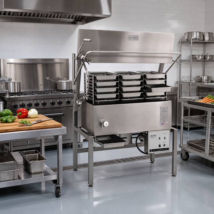 Product image #2 for Skittle SKG15-11 Multi-Function Gas Cooker with 49-Gallon Kettle and 10° Tilt