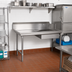 Thumbnail image #2 for Straight Soiled Dishtable with 20 x 20 x 5-Inch Sink, 36 x 29 x 42-3/4-Inch, Left-to-Right Operation