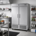 Thumbnail image #2 for Kelvinator Commercial 54-Inch Two-Door Full-Height Reach-In Freezer with Solid Doors, Bottom-Mount Refrigeration, 49 Cu. Ft.