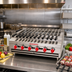 Thumbnail image #3 for American Range ARKB-60 60-Inch Countertop Gas Kebab Broiler with 10 Individually Controlled Burners