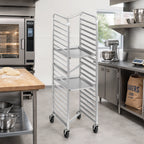 Thumbnail image #3 for Channel Manufacturing 401AN Mobile Aluminum Nesting Bun Pan Rack, End-Load, 20-Pan Capacity, 3-Inch Spacing, 5-Inch Casters