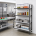 Thumbnail image #2 for Camshelving Elements XTRA 4-Tier Stationary Solid Add-On Shelving Unit, 18 x 36 x 64 Inches