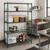 Thumbnail image #3 for Metro Super Adjustable Super Erecta 4-Shelf Starter Wire Shelving Unit, 24 x 21 x 63 Inches, Metroseal 3 Green Epoxy-Coated Finish with Microban