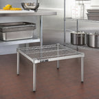 Thumbnail image #2 for Metro Super Erecta P2430BR Open-Wire Dunnage Rack Platform, 24" x 30", 14-1/2"H, Zinc, 250 lb Capacity