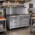 Thumbnail image #2 for Southbend Ultimate 60-Inch Gas Restaurant Range with 4 Burners, 36-Inch Griddle, Standard Oven, and Convection Oven